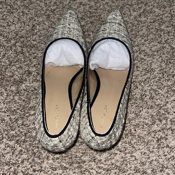 ANN TAYLOR Tweed Mid Block Heel - Picture 4 of 5